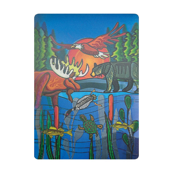Native Northwest All My Relatives (Indinawemaaganidag) 3D Lenticular Magnet