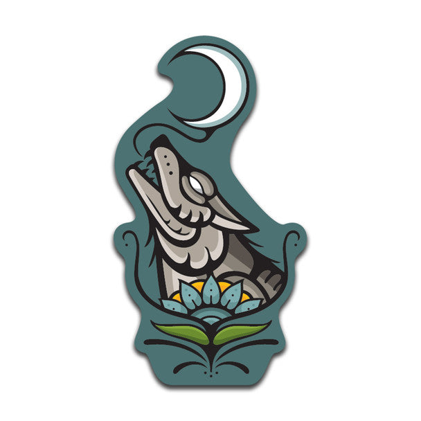 Native Northwest Wolf (Humility) 3D Magnet