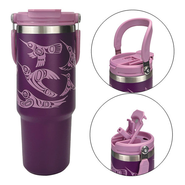 Native Northwest Hummingbirds Easy-Carry Insulated Tumbler