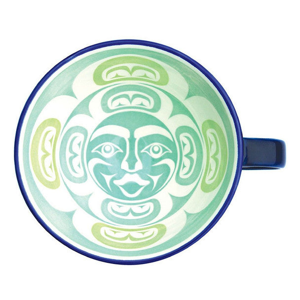 Native Northwest Moon Porcelain Art Mug