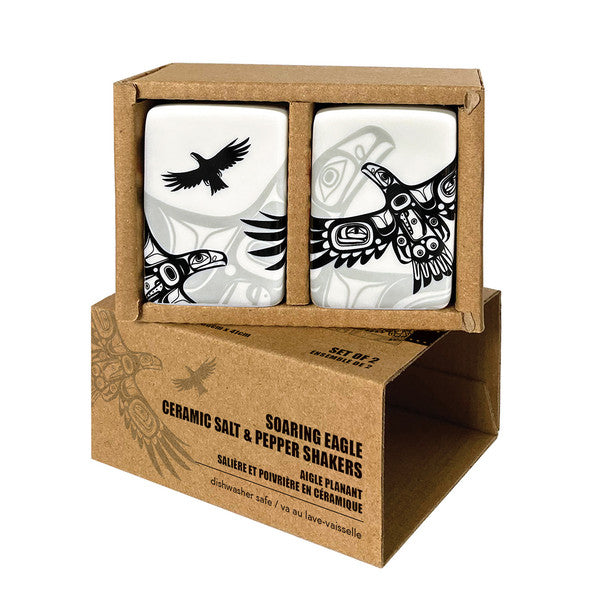 Native Northwest Soaring Eagle Salt & Pepper Shaker Set