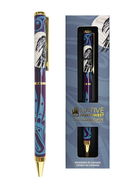 Native Northwest Raven Moon Premium Ballpoint Pen