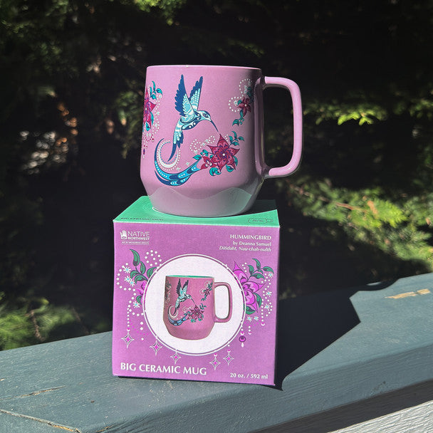 Native Northwest Hummingbird Big Ceramic Mug