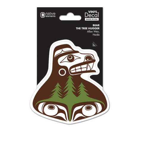 Native Northwest Bear the Treehugger Premium Decal