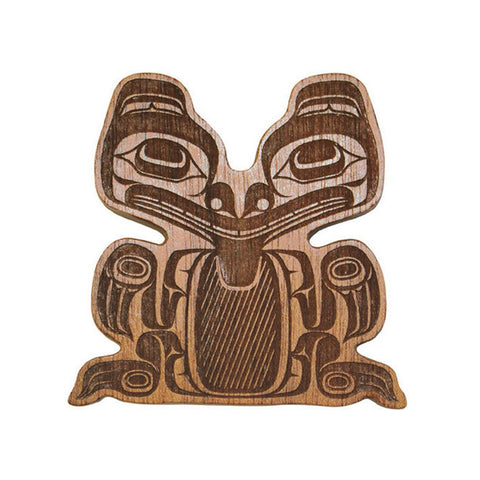 Native Northwest Bear Spirit Wood Magnet