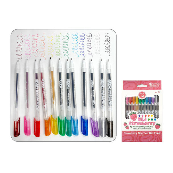Native Northwest Wild Strawberry Scented Gel Pens