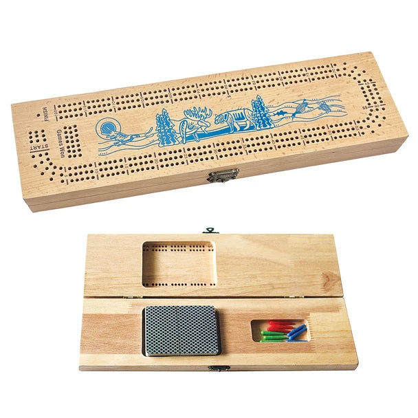 Native Northwest All My Relatives (Indinawemaaganidag) 3-Track Cribbage Board