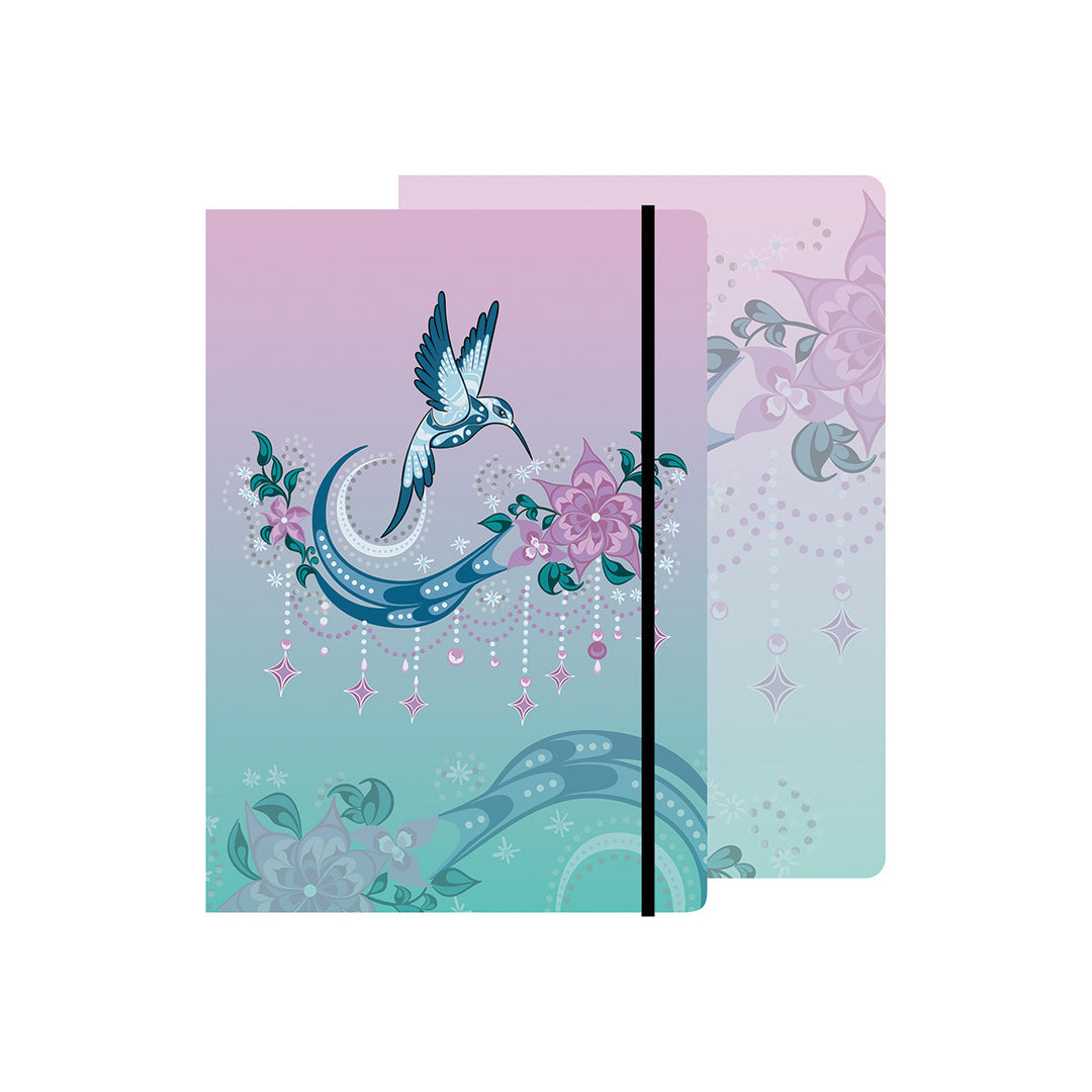 Native Northwest Hummingbird (Purple/Teal) Journal