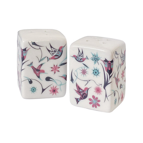 Native Northwest Hummingbirds Salt & Pepper Shaker Set