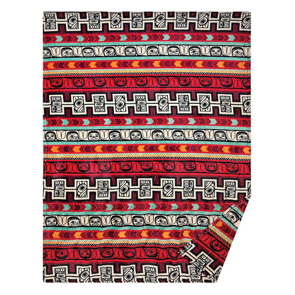 Native Northwest Woven Together Fleece Blanket