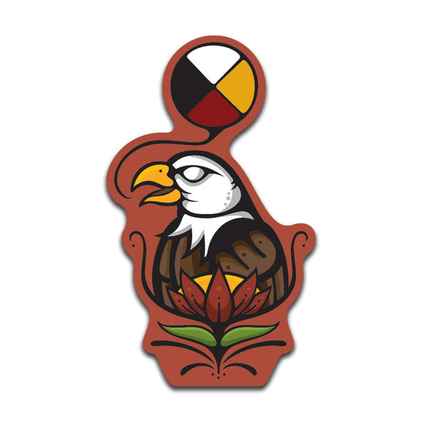 Native Northwest Eagle (Love) 3D Magnet