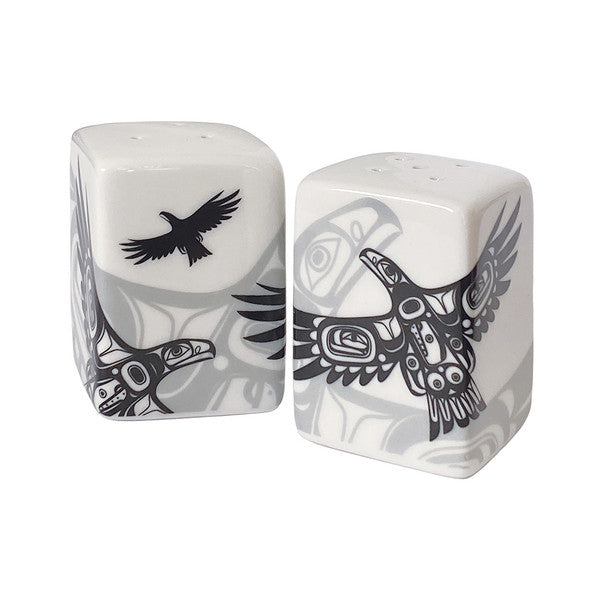 Native Northwest Soaring Eagle Salt & Pepper Shaker Set