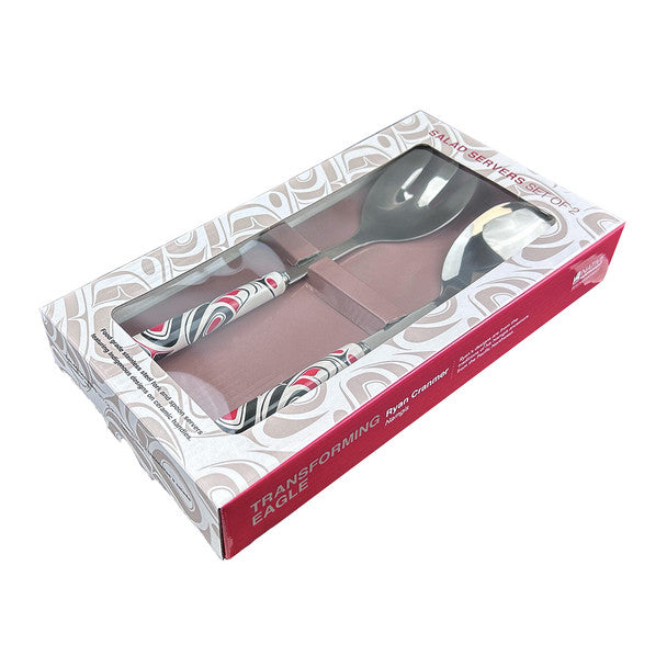 Native Northwest Stainless Steel Salad Servers