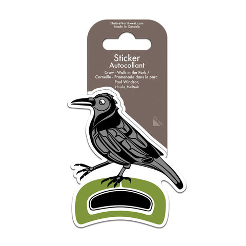 Native Northwest Sticker - Crow - Walk in the Park