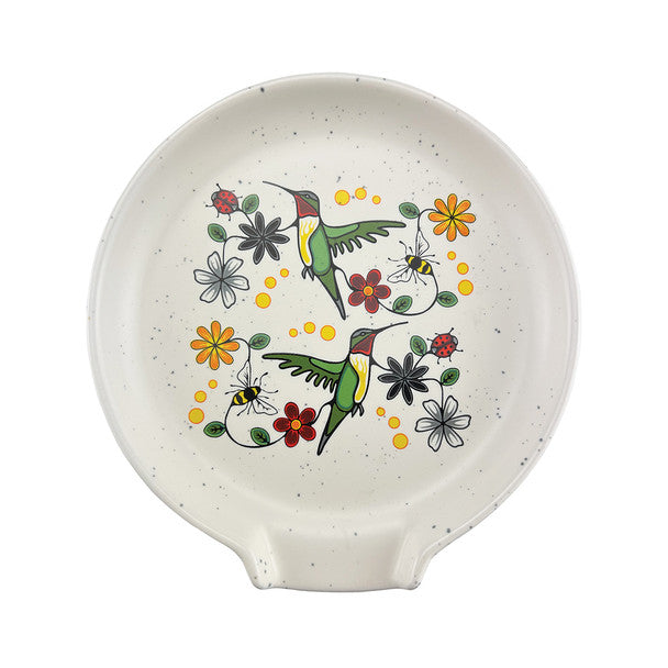 Native Northwest Hummingbird (Nenookaasi) Spoon Rest