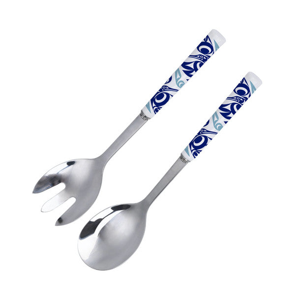 Native Northwest Stainless Steel Salad Servers