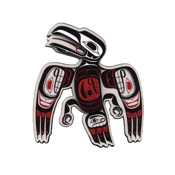 Native Northwest 3D Raven Magnet