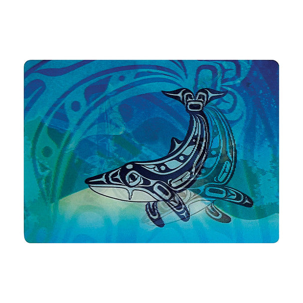 Native Northwest Humpback Whale 3D Lenticular Magnet