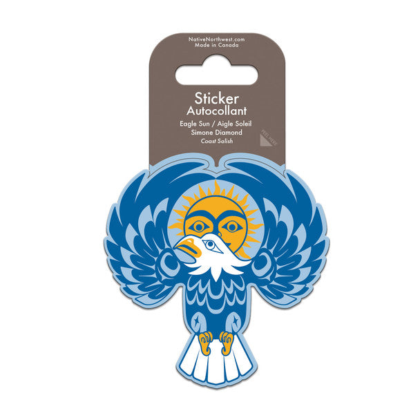 Native Northwest Sticker - Eagle Sun