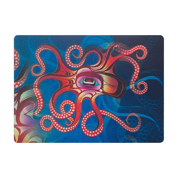 Native Northwest Octopus (Nuu) 3D Lenticular Magnet