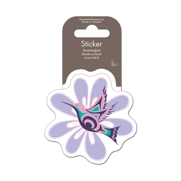 Native Northwest Hummingbird Sticker