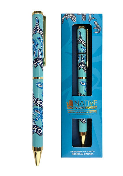 Native Northwest Orca Family Premium Ballpoint Pen