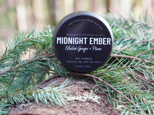 Mashkiki Lifestyle & Co Midnight Ember Soy Candle