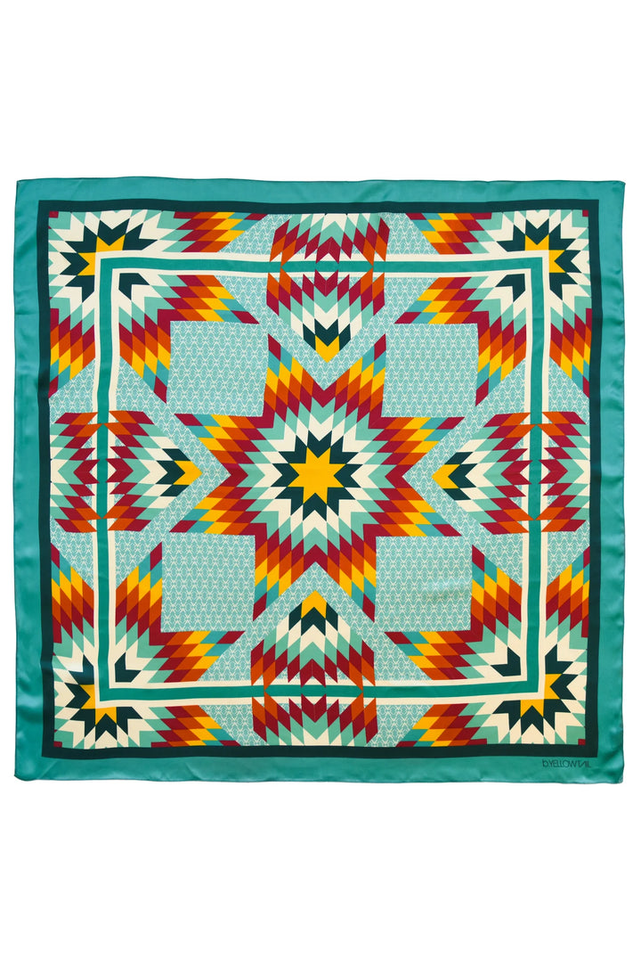 B.YELLOWTAIL Morning Star Silk Scarf