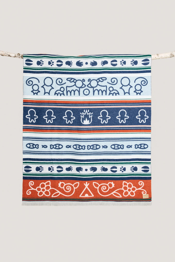 MINI TIPI Mother Earth Reversible Blanket