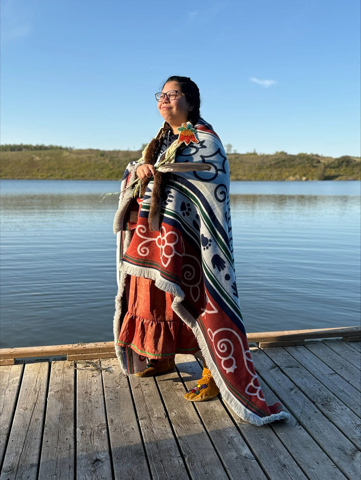 MINI TIPI Mother Earth Reversible Blanket