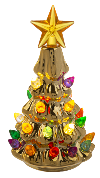 GANZ LED Light Up Holiday Tree Mini Shimmers