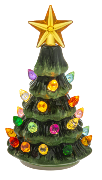 GANZ LED Light Up Holiday Tree Mini Shimmers