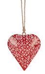 GANZ Snowflake Heart Ornament