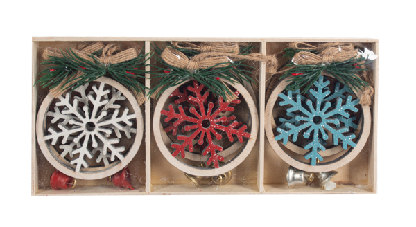 GANZ Snowflake Ornaments