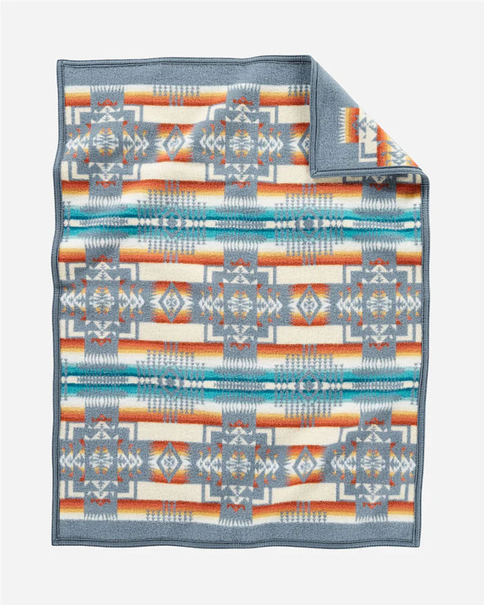Pendleton Chief Joseph Slate Crib Blanket