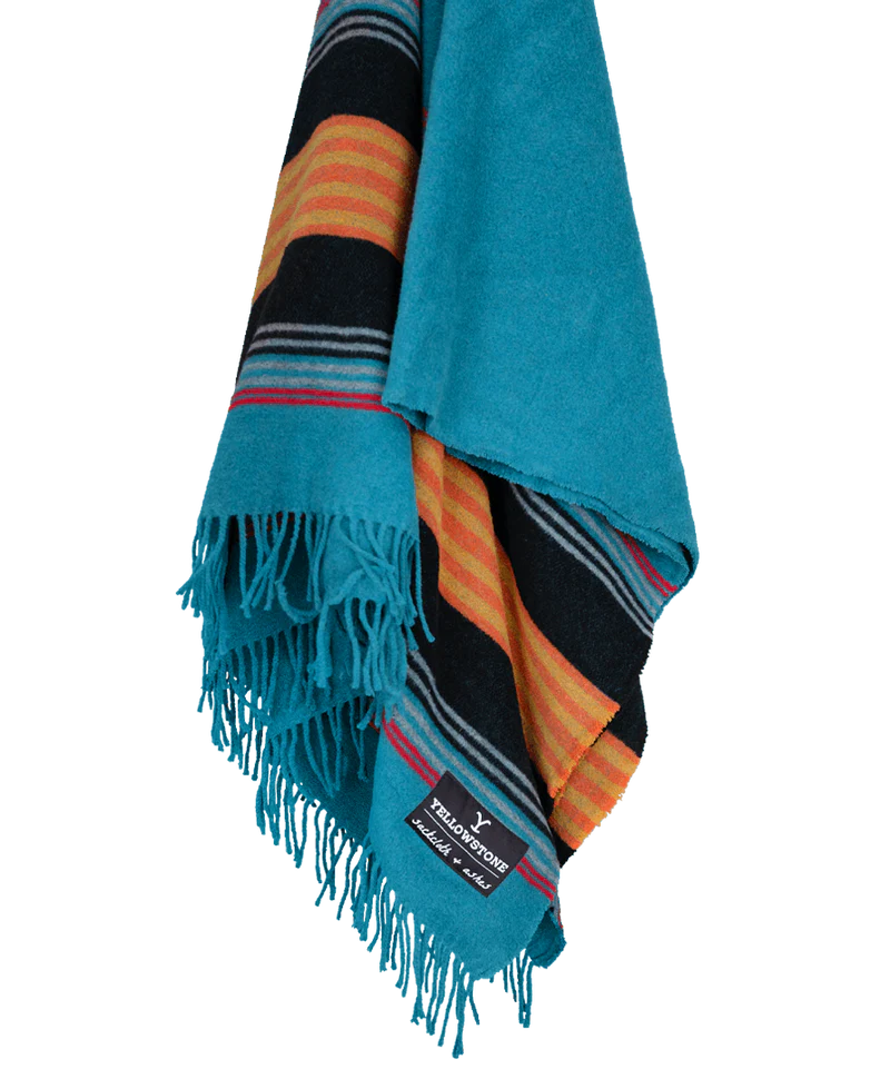 Sackcloth & Ashes Yellowstone Teal Blanket
