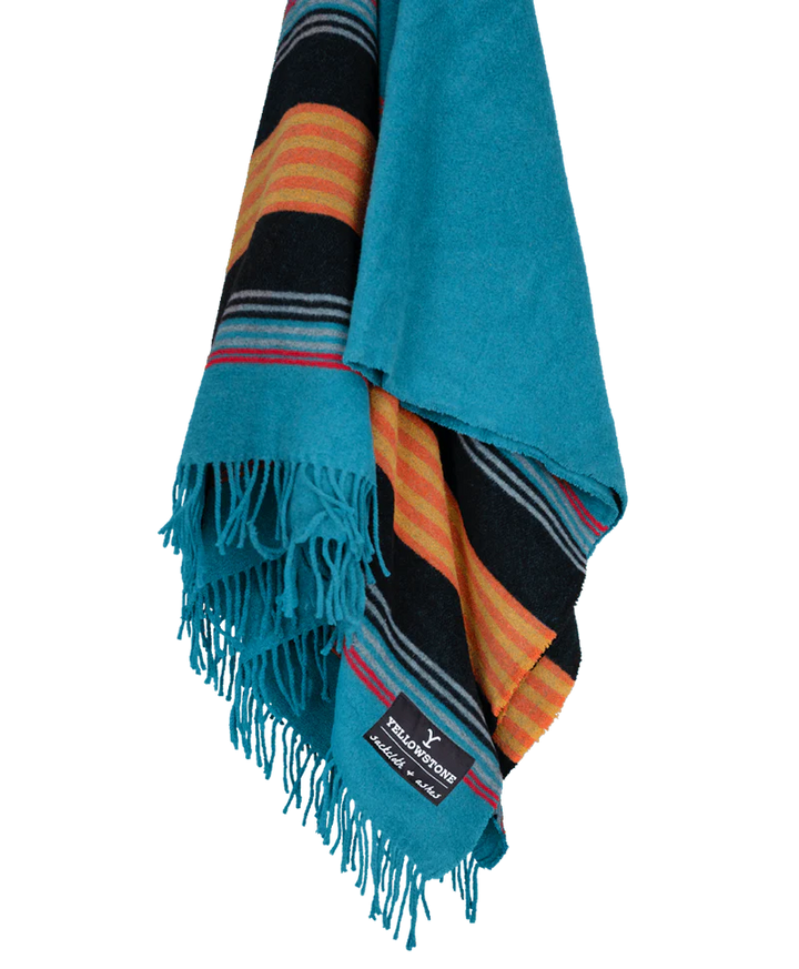 Sackcloth & Ashes Yellowstone Teal Blanket