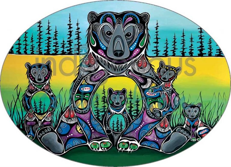 CAP Bear Medicine Sticker