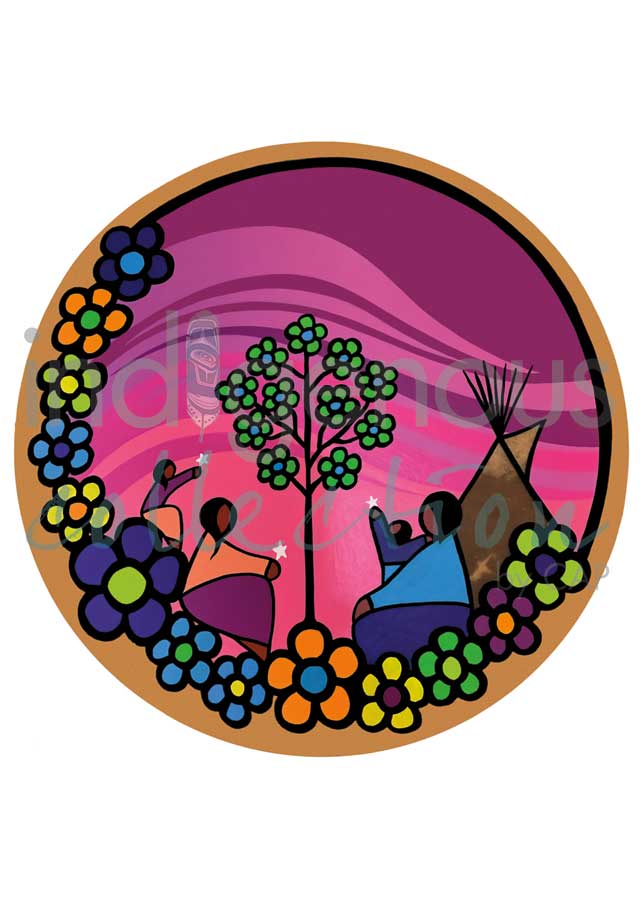 CAP Healing Our Tree Framed Art Print