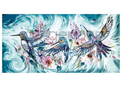 CAP Dance of the Hummingbird Framed Art Print