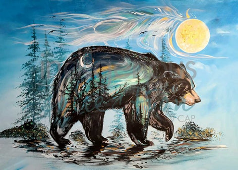 CAP A Bears Journey Framed Art Print
