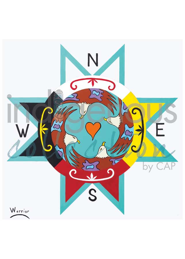 CAP Medicine Wheel Art Card