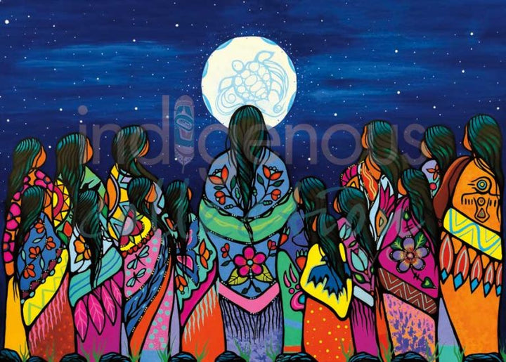 CAP Full Moon Ceremony Framed Art Print