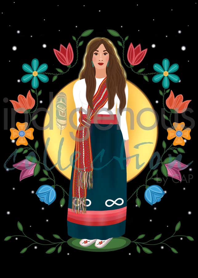 CAP Metis Woman Framed Art Print