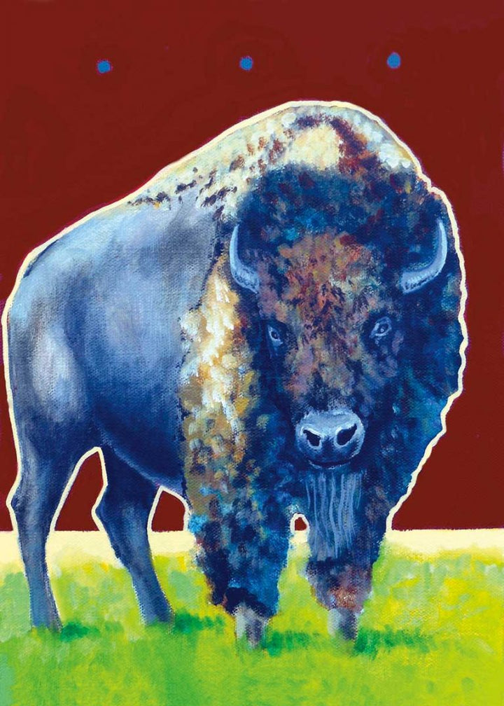 CAP Mr. Bison Framed Art Print