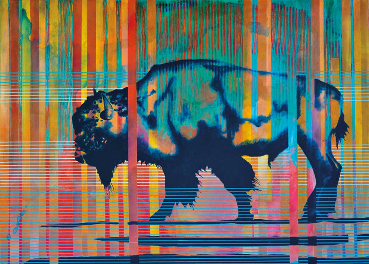 CAP Bison III Framed Art Print
