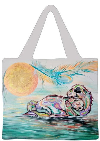 CAP Otter Family Reusable Shopping Bag