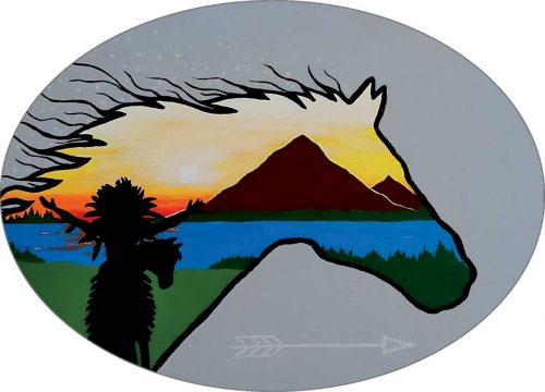 CAP Horse Spirit Sticker