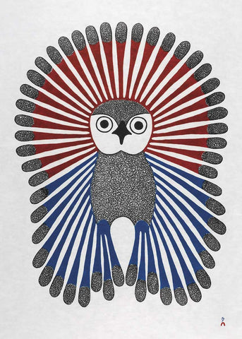 CAP Vibrant Young Owl Art Card