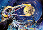 CAP Raven Moon Art Card